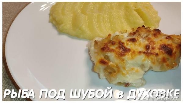 Рецепт: Рыба под сырно-сметанным соусом — в духовке