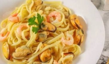 Паста с креветками