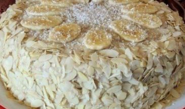 Десерт на выходные: рецепт вкуснейшего бананового торта