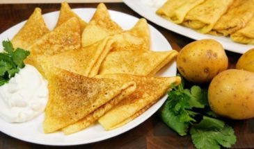 Картофельные блинчики на молоке