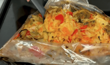 Без жарки и тушения: вкусная капуста в «рукаве» для запекания