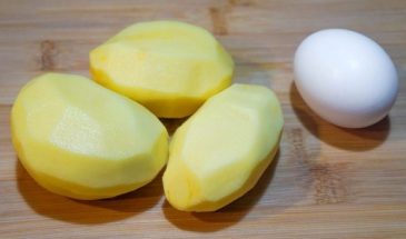 Картофельный пирог с грибами и сыром