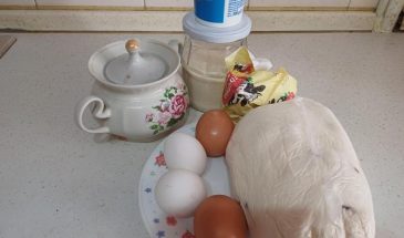 Рецепт: Запеканка из манки и творога — В моем исполнении.