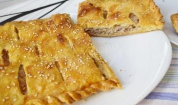 Как приготовить пирог из слоеного теста с мясом: простой рецепт вкусного пирога