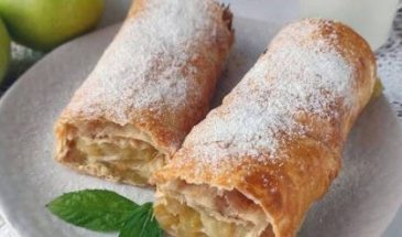 Штрудель с яблоками