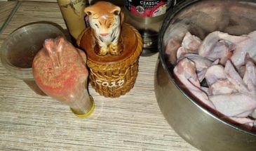 Рецепт: Куриные крылышки аппетитные — Запечённые в духовке, с соевым соусом