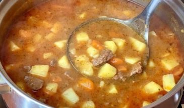 Суп с говядиной и картошкой: очень наваристый
