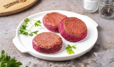 Чечевичные котлеты со свеклой