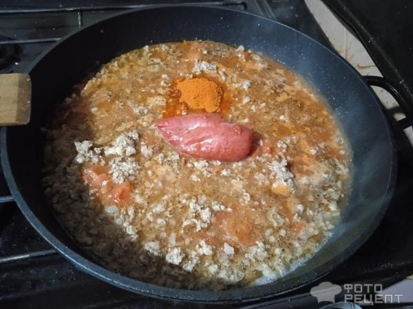Рецепт: Соус "Болоньезе" - с томатами