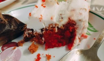 Рецепт: Сырный торт «Красный бархат» — Очень вкусный и красивый