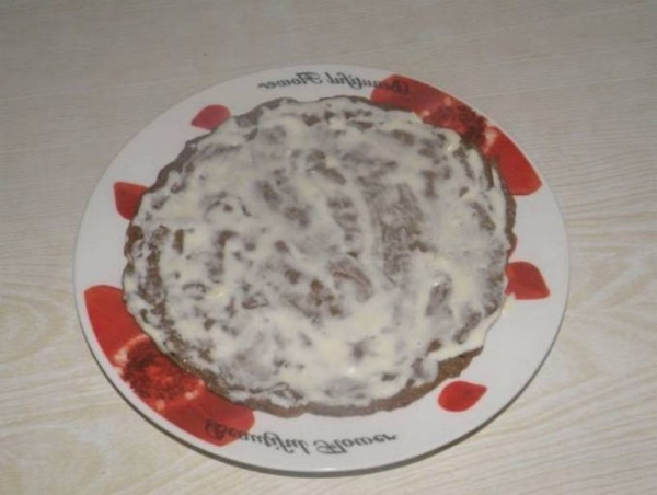 Печеночный торт из говяжьей печени классический
