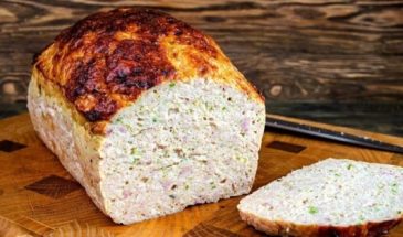 Мясной хлеб с кабачком в духовке