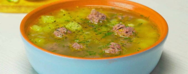 Суп с фрикадельками классический