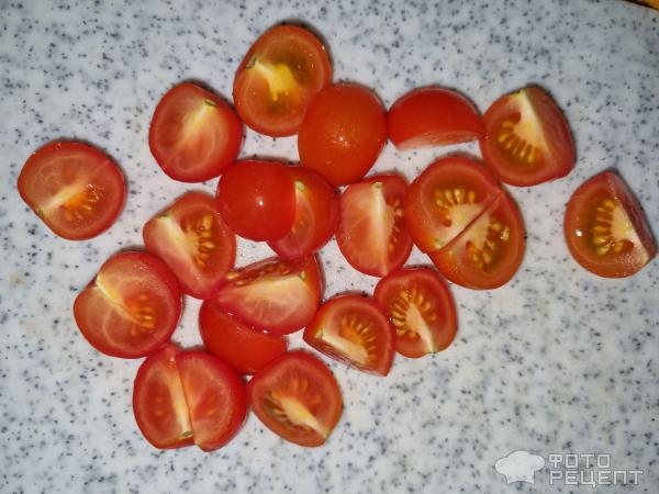 Рецепт: Салат с руколой и творожным сыром - С заправкой из Терияки