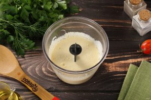 Деревенская пицца с творогом