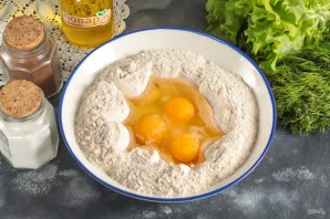 Домашняя лапша цельнозерновая