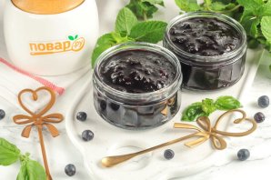 Джем из черники без сахара