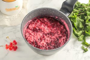 Джем из красной смородины и малины