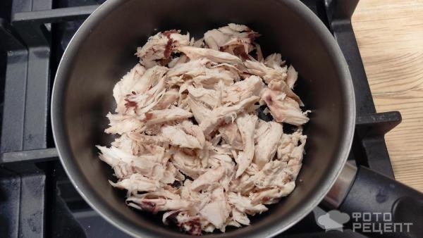 Рецепт: Паштет из филе куриного — Со сливками и без сливочного масла