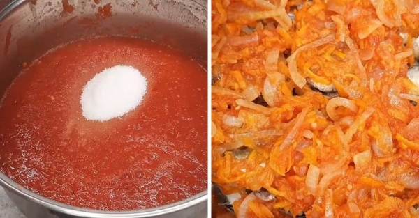 Салака с овощами на зиму