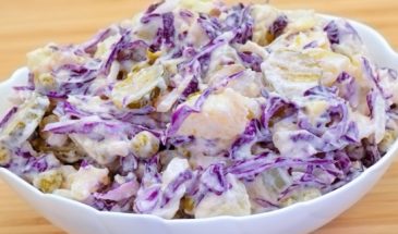 Самый вкусный немецкий салат. Гости будут в восторге от этой идеи