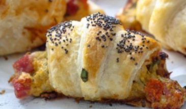 Рогалики с ветчиной и сыром: рецепт популярной выпечки с необычныи вкусом