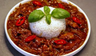 Курица по-азиатски. Красивое блюдо, ресторанная подача: вкусно и просто