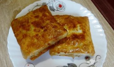Рецепт: Лаваш — быстрое , сытное блюдо.