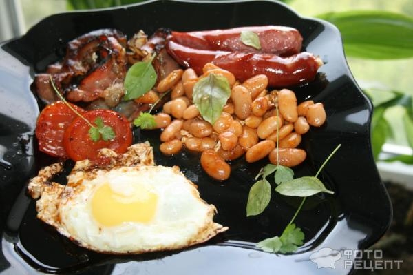 Рецепт: Английский завтрак - несколько вариантов приготовления
