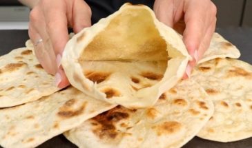 Греческая пита без дрожжей