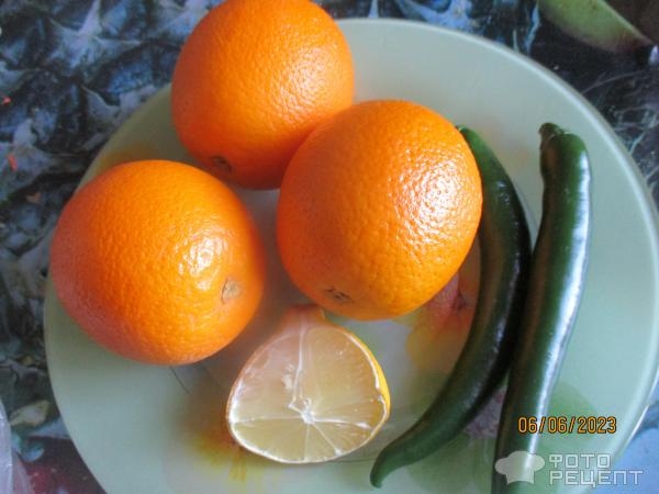Рецепт: Апельсиновый джем — с острым перцем в микроволновке за 20 минут