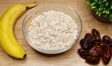 Овсяное печенье с финиками и бананом