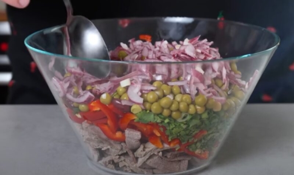 Грузинский салат «Тбилиси» по новому. Легенда праздничного стола