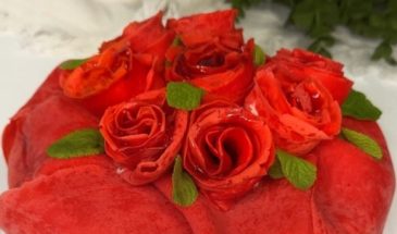 Блинный торт с ягодным джемом: готовим очень красивый и вкусный десерт