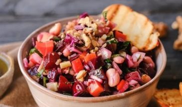 Салат с фасолью без мяса: рецепт вкусного постного салата