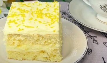 Лимонный торт на скорую руку: просто тает во рту. Авторский рецепт