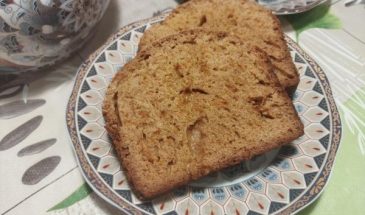 Рецепт: Кекс с морковью — мёдом и сметаной