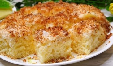 Кокосовый пирог на кефире