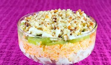 Салат «Зимушка»: необычное сочетание продуктов. Вкуснее салата я давно уже не ела