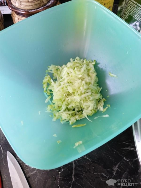 Рецепт: Кабачковая запеканка - С творогом и зеленью