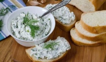 Намазка из сала с чесноком