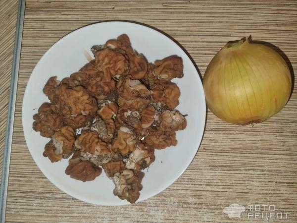 Рецепт: Жареные строчки — Первые весенние грибы у вас в тарелке