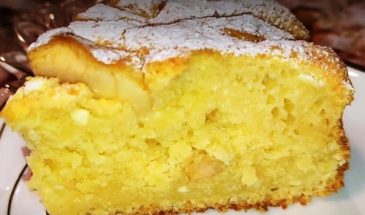 Шарлотка из творога. Готовлю так на заказ уже 30 лет: нежный творожный пирог с яблоками
