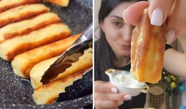 Творожные брусочки на сковороде