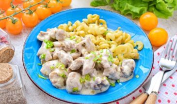 Фрикасе из курицы классическое
