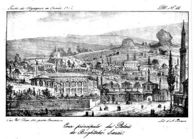Бахчисарайский дворец- иллюстрация к книге