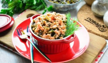 Икра из манки и морской капусты