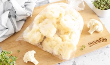 Как заморозить цветную капусту на зиму