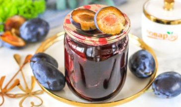 Карамелизированные сливы в густом сиропе