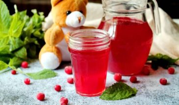 Клюквенный морс для детей